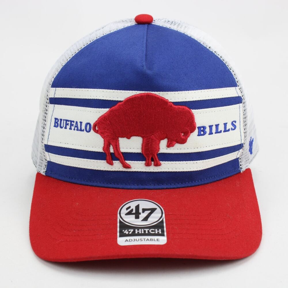 47 Buffalo Bills Hat Snapback NFL Football Blue Adjustable Cap One Size